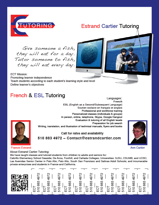 ECT Tutoring for Adults and Children Poster to Download